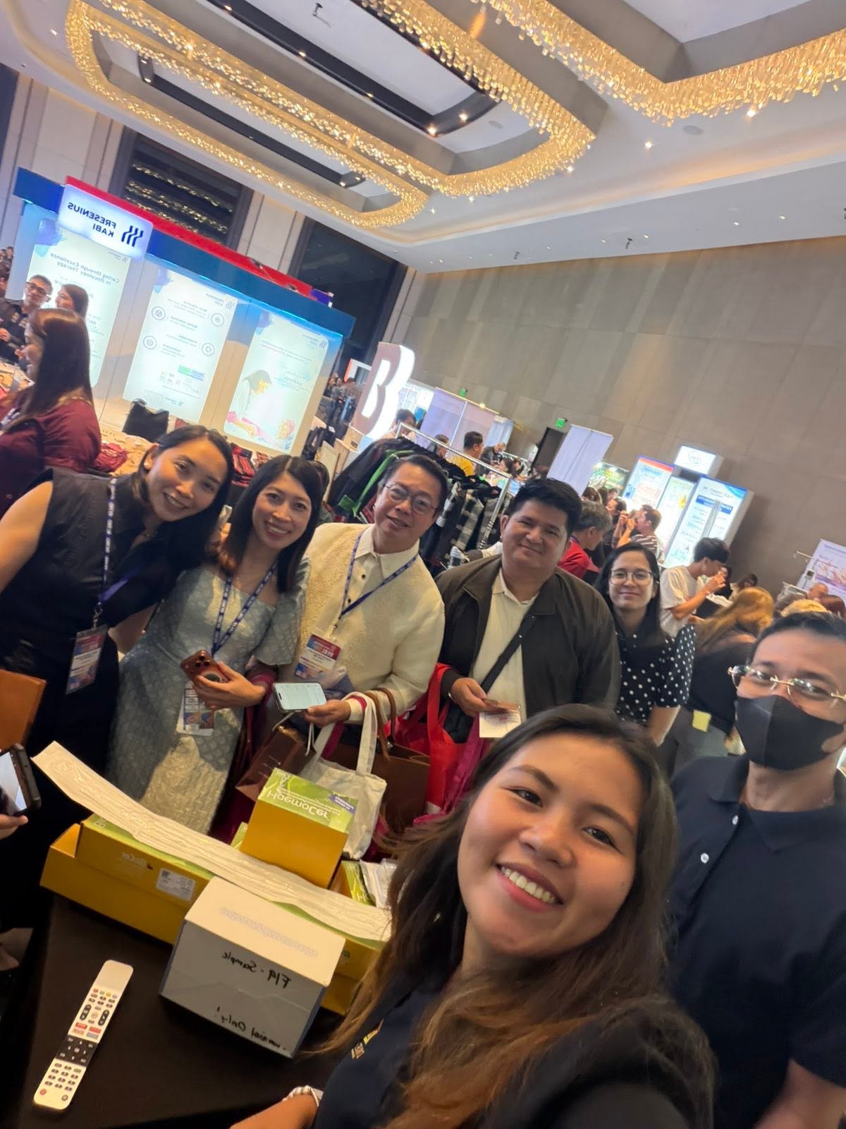 Dreamax team at a medical convention booth